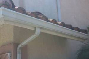 Landscaping Rain Gutter Broken Repair - Landscaping