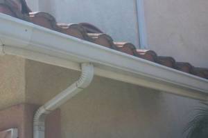 Landscaping Rain Gutter Broken Repair - Landscaping