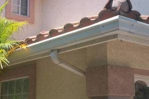 Landscaping Rain Gutter Broken Repair - Landscaping