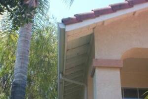 Landscaping Rain Gutter Broken Repair - Landscaping