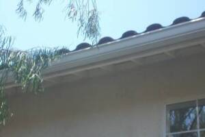 Landscaping Rain Gutter Broken Repair - Landscaping
