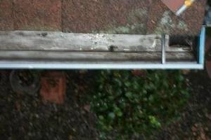 Landscaping Rain Gutter Cleaning Dirt Debris - Landscaping