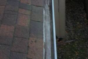 Landscaping Rain Gutter Cleaning Dirt Debris - Landscaping