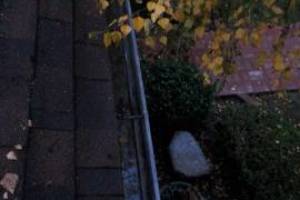 Landscaping Rain Gutter Cleaning Dirt Debris - Landscaping