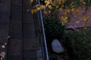 Landscaping Rain Gutter Cleaning Dirt Debris - Landscaping