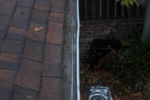 Landscaping Rain Gutter Cleaning Dirt Debris - Landscaping