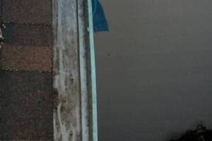 Landscaping Rain Gutter Cleaning Dirt Debris - Landscaping