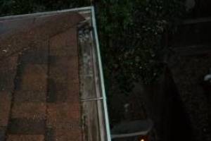 Landscaping Rain Gutter Cleaning Dirt Debris - Landscaping