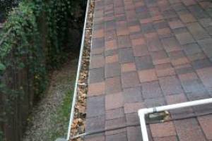 Landscaping Rain Gutter Cleaning Dirt Debris - Landscaping