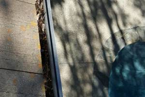 Landscaping Rain Gutter Debris Cleaning - Landscaping