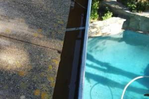 Landscaping Rain Gutter Debris Cleaning - Landscaping