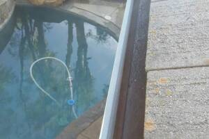 Landscaping Rain Gutter Debris Cleaning - Landscaping
