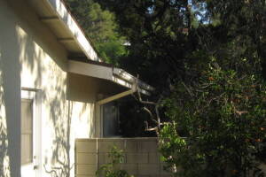 Landscaping Rain Gutter Leaves Debris Cleaning - Landscaping