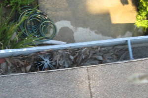 Landscaping Rain Gutter Leaves Debris Cleaning - Landscaping