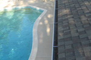 Landscaping Rain Gutter Leaves Debris Cleaning - Landscaping