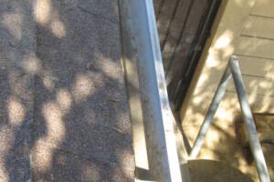 Landscaping Rain Gutter Tree Debris Cleaning - Landscaping