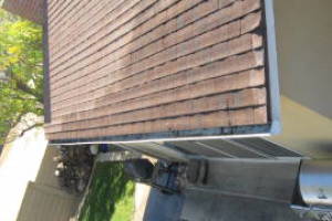 Landscaping Rain Gutter Tree Debris Cleaning - Landscaping