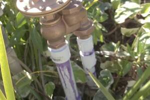 Landscaping Sprinkler Broken Pipe Repair - Landscaping