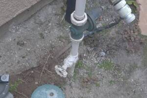 Landscaping Sprinkler Broken Pipe Valve Replace - Landscaping