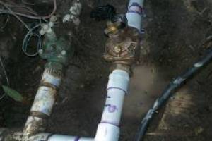 Landscaping Sprinkler Pressure Valve Replace - Landscaping