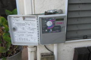 Landscaping Sprinkler Wiring Timer Replace - Landscaping