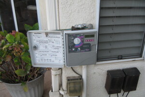Landscaping Sprinkler Wiring Timer Replace - Landscaping