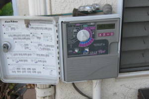 Landscaping Sprinkler Wiring Timer Replace - Landscaping