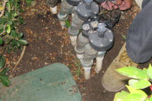 Landscaping Sprinkler Wiring Timer Replace - Landscaping
