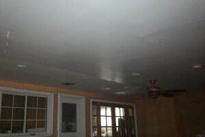 Painting Drywall Ceiling Livingroom Repair - Painting