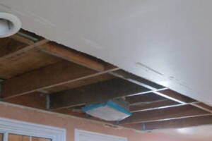 Painting Drywall Ceiling Livingroom Repair - Painting
