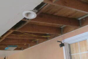 Painting Drywall Ceiling Livingroom Repair - Painting