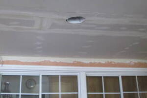 Painting Drywall Ceiling Livingroom Repair - Painting
