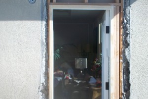Painting Stucco Door Exterior Patching - Painting