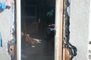 Painting Stucco Door Exterior Patching - Painting