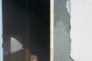 Painting Stucco Door Exterior Patching - Painting