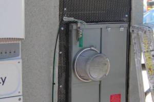Painting Stucco Electrical Panel Install - Painting