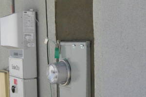 Painting Stucco Electrical Panel Install - Painting