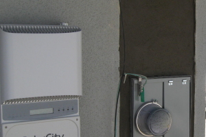 Painting Stucco Electrical Panel Install - Painting