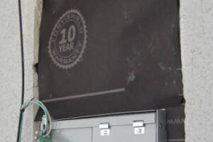 Painting Stucco Electrical Panel Install - Painting