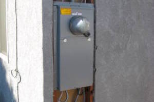 Painting Stucco Electrical Panel Patch - Painting
