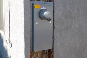 Painting Stucco Electrical Panel Patch - Painting