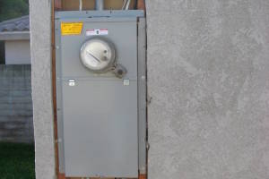 Painting Stucco Electrical Panel Patch - Painting