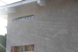 Painting Stucco Electrical Panel Patch - Painting