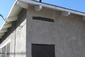 Painting Stucco Electrical Panel Patch - Painting