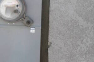 Painting Stucco Electrical Panel Patch - Painting