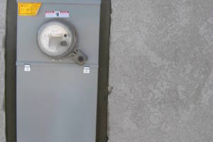 Painting Stucco Electrical Panel Patch - Painting