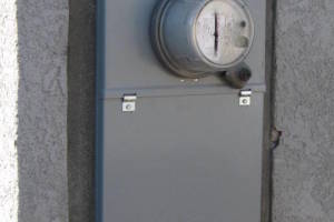 Painting Stucco Electrical Panel Patch - Painting