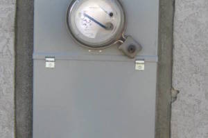 Painting Stucco Electrical Panel Patch - Painting