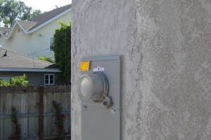 Painting Stucco Electrical Panel Patch - Painting