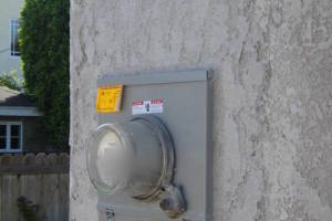Painting Stucco Electrical Panel Patch - Painting